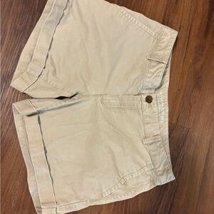 Banana Republic Light Khaki Cotton Shorts